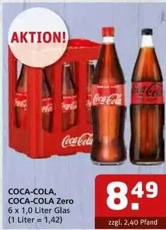 Getränke Quelle Coca-cola, coca-cola zero Angebot