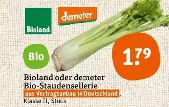 tegut Bioland oder demeter bio-staudensellerie Angebot