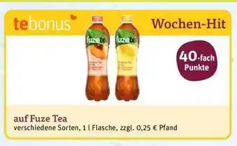 tegut Auf fuze tea Angebot