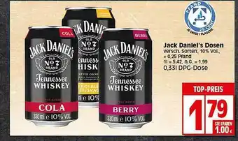 Elli Markt Jack daniel's dosen Angebot