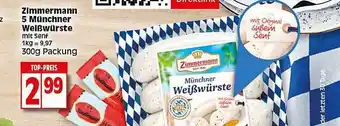 Elli Markt Zimmermann 5 münchner weißwürste Angebot