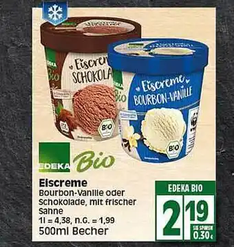 Elli Markt Edeka bio eiscreme Angebot