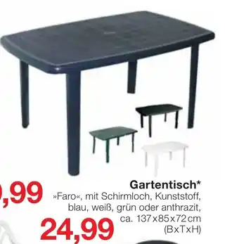 Jawoll Gartentisch Angebot