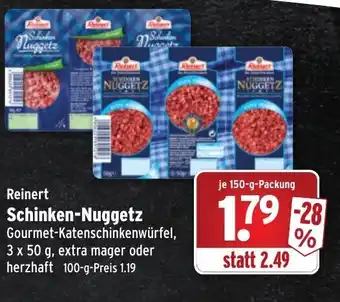 Wasgau Reinert Schinken Nuggetz 150g Angebot