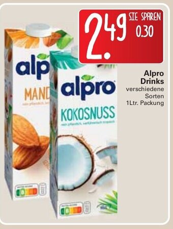 WEZ Alpro Drinks 1L Angebot