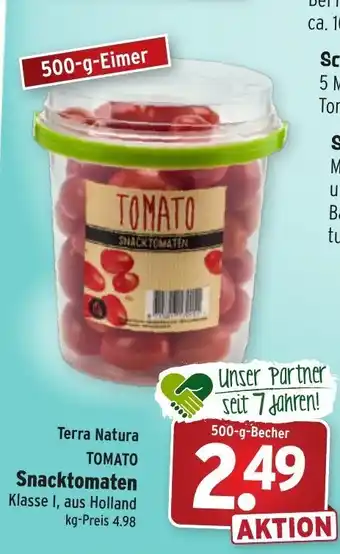 Wasgau Terra Natura Tomato Snacktomaten 500g Becher Angebot