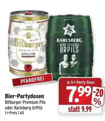 Wasgau Bier Partydosen 5L Angebot