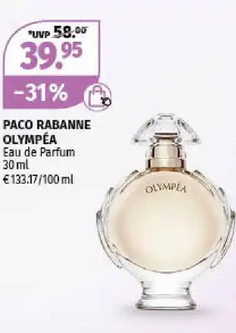 Müller Paco Rabanne Olympéa 30ml Angebot