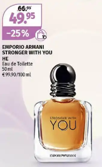 Müller Emporio Armani Stronger With You He 50ml Angebot