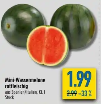 diska Mini Wassermelone rotfleischig Angebot