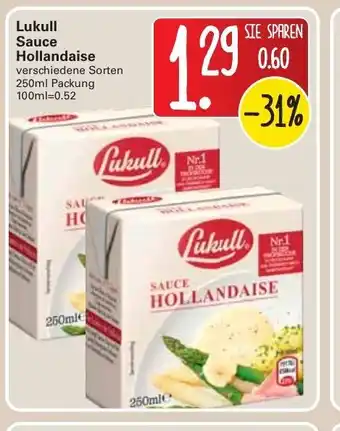 WEZ Lukull Sauce Hollandnaise 250ml Angebot