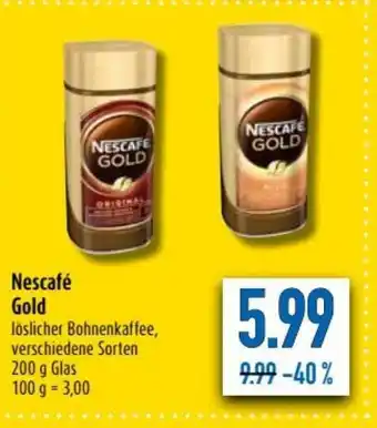 diska Nescafé Gold 200 g Glas Angebot