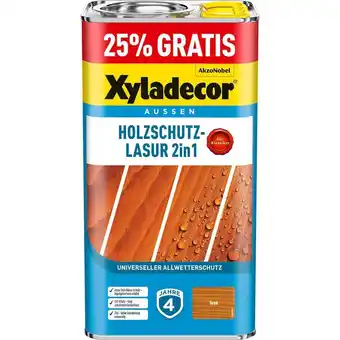 OBI Xyladecor hsl 2in1 5l promo teak 4 + 1 l Angebot