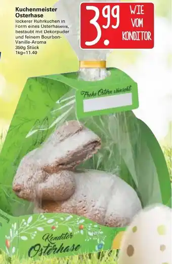 WEZ Kuchenmeister Osterhase 350g Angebot