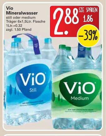 WEZ Vio Mineralwasser Angebot