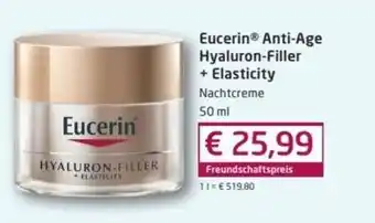 Sabelus XXL Eucerin Anti-Age HyaluronFiller + Elasticity 50ml Angebot