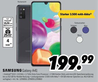 MEDIMAX Samsung Galaxy A41 Angebot