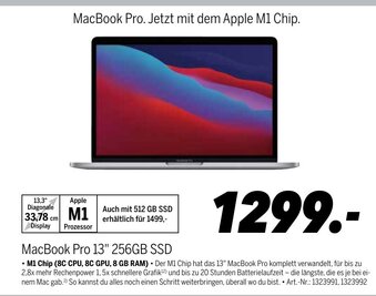 MEDIMAX MacBook Pro 13" 256GB SSD Angebot