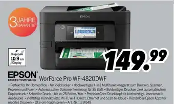 MEDIMAX Epson WorForce Pro WF-4820DWF Angebot