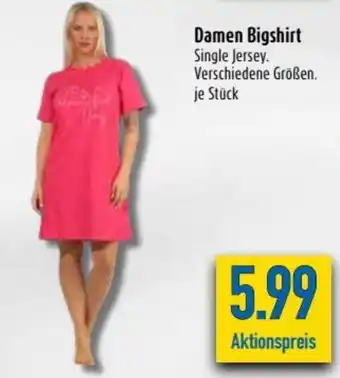 diska Damen Bigshirt Angebot