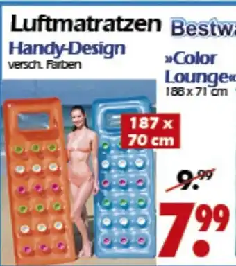 Wreesmann Luftmatratzen Handy Design Angebot