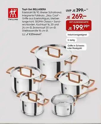 HEM Expert Zwilling topf-set bellasera Angebot