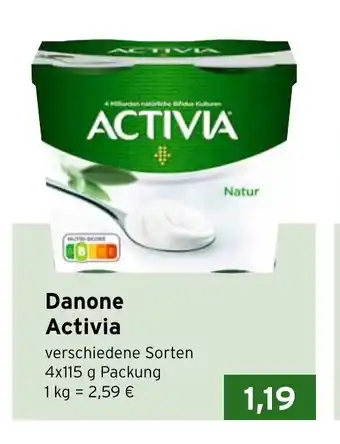 CAP Markt Danone Activia 4 x 115 g Angebot