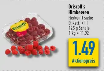 diska Driscoll's Himbeeren 125g Angebot