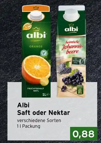 CAP Markt Albi Saft oder Nektar 1L Angebot