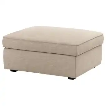 IKEA Kivik hocker mit aufbewahrung hillared beige hillared beige Angebot