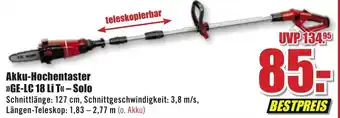 B1 Discount Baumarkt Einhell Akku Hochentaster GE-LC 18 Li T - Solo Angebot