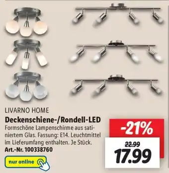 Lidl Livarno Home Deckenschiene/Rondell LED Angebot