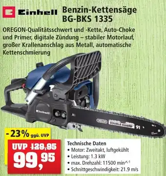 Thomas Philipps Einhell Benzin Kettensäge BG-BKS 1335 Angebot