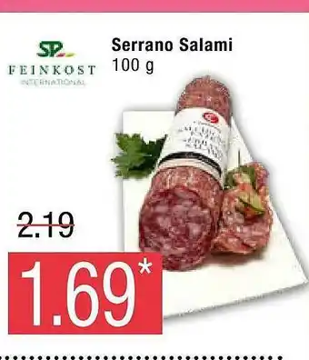 Marktkauf Feinkost serrano salami Angebot