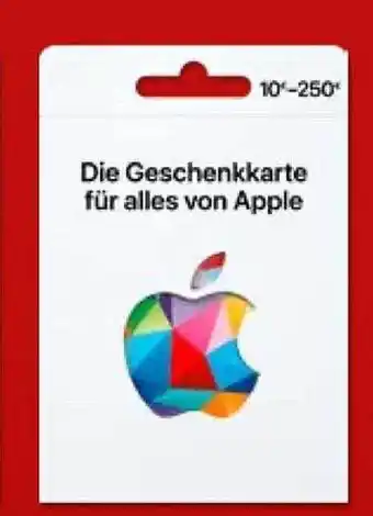 PENNY Die geschenkkarte für alles von apple 10€-250€ Angebot