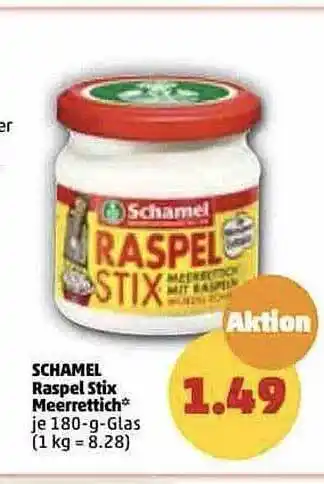 PENNY Schamel raspel stix meerrettich Angebot