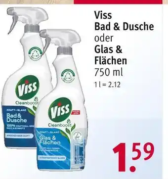 Rossmann Viss bad & dusche oder glas & flächen Angebot