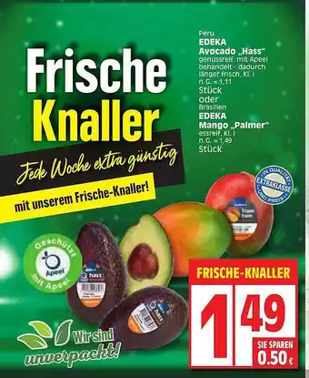 Edeka Peru edeka avocado hass oder edeka mango palmer Angebot