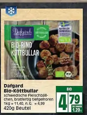 Edeka Dafgard bio-köttbullar Angebot