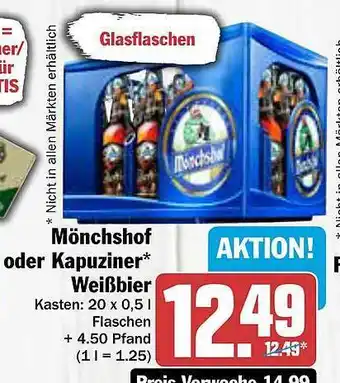 AEZ Mönchshof oder kapuziner weißbier Angebot