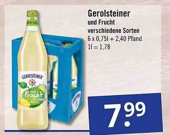 GetränkePartner Gerolsteiner und frucht Angebot