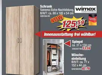 Poco Schrank, spiegel oder wäscheeinteilung wimex Angebot