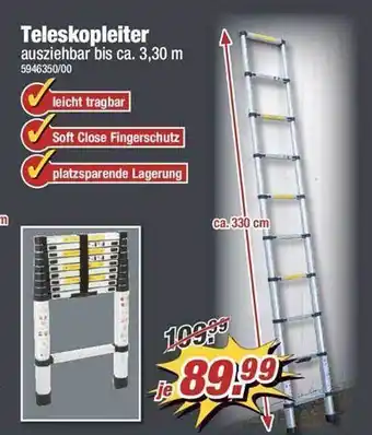 Poco Teleskopleiter Angebot