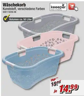 Poco Wäschekorb keeeper Angebot