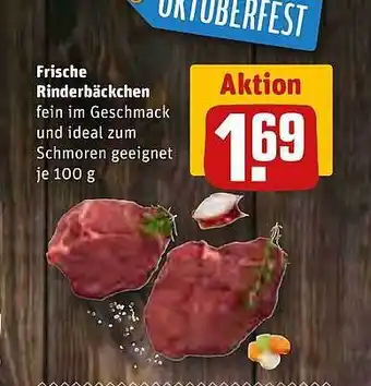 REWE Frische rinderbackchen Angebot