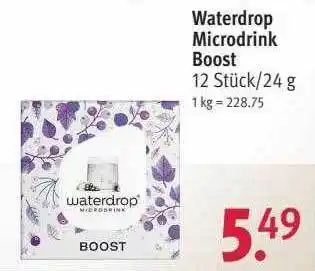 Rossmann Waterdrops microdrink boost Angebot