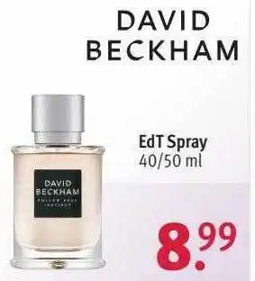 Rossmann David beckham edt spray Angebot