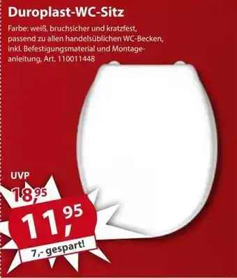 Sonderpreis Baumarkt Duroplast-wc-sitz Angebot