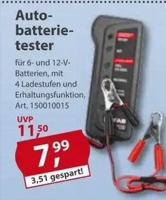 Sonderpreis Baumarkt Auto-batterietester Angebot