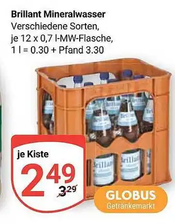 Globus Brillant mineralwasser Angebot